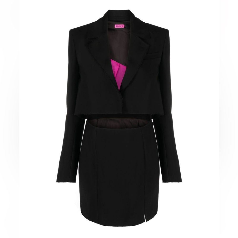 Gauge81 cutout detail blazer dress